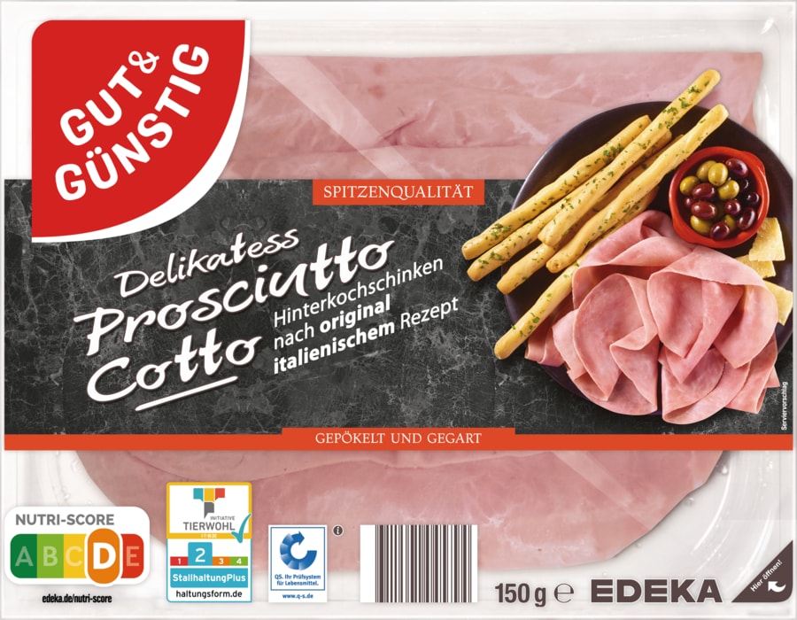 Gut&Günstig Delikatess Prosciutto Cotto