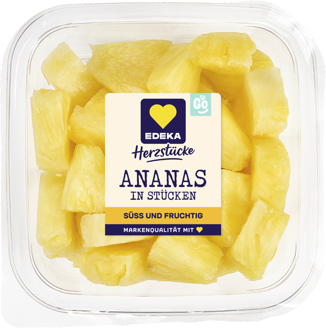 EDEKA Herzstücke Ananas in Stücken 