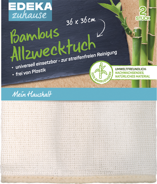 EDEKA zuhause Bambus Allzwecktuch