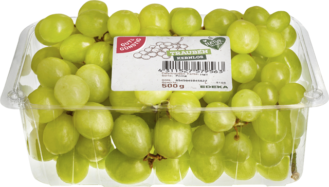 Ab Freitag erhältlich: Gut & Günstig Trauben hell 