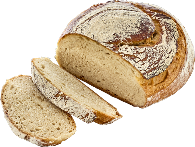 In der Markt-Bäckerei erhältlich: ²Gründerbrot Dinkel