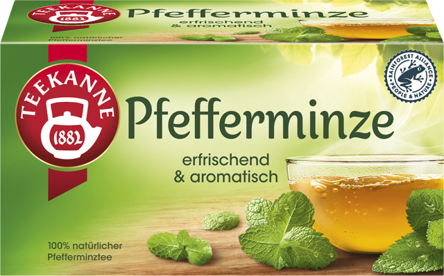 Teekanne Kräuter- oder Früchtetee