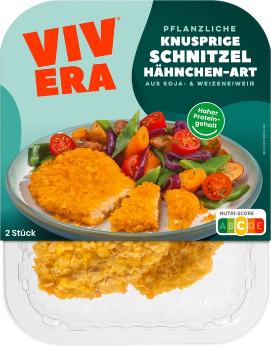 Vivera Veganes knuspriges Schnitzel Hähnchen-Art