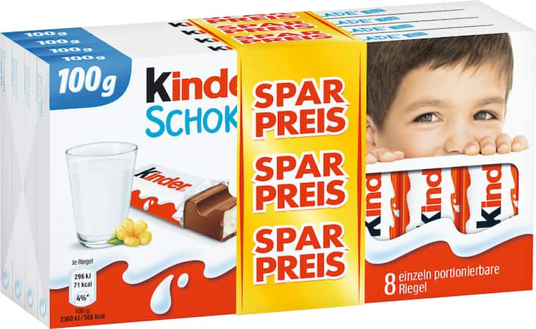 kinder Schokolade oder Yogurette