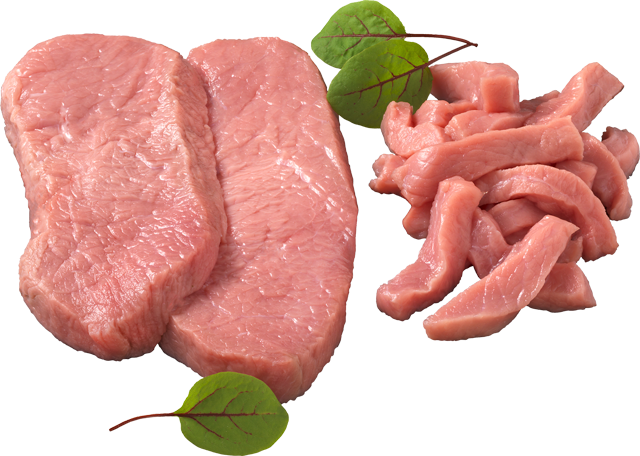 Zarte Kalbs-Schnitzel oder -Geschnetzeltes natur