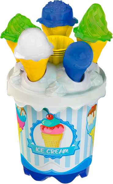 Outdoor Active Eimer-Garnitur Eiscreme