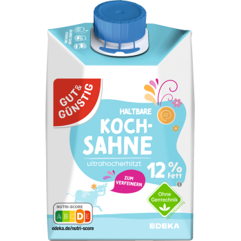 GUT & GÜNSTIG - Haltbare Kochsahne