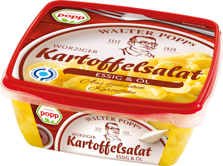 Popp Kartoffelsalat** oder Tzatziki-Salat