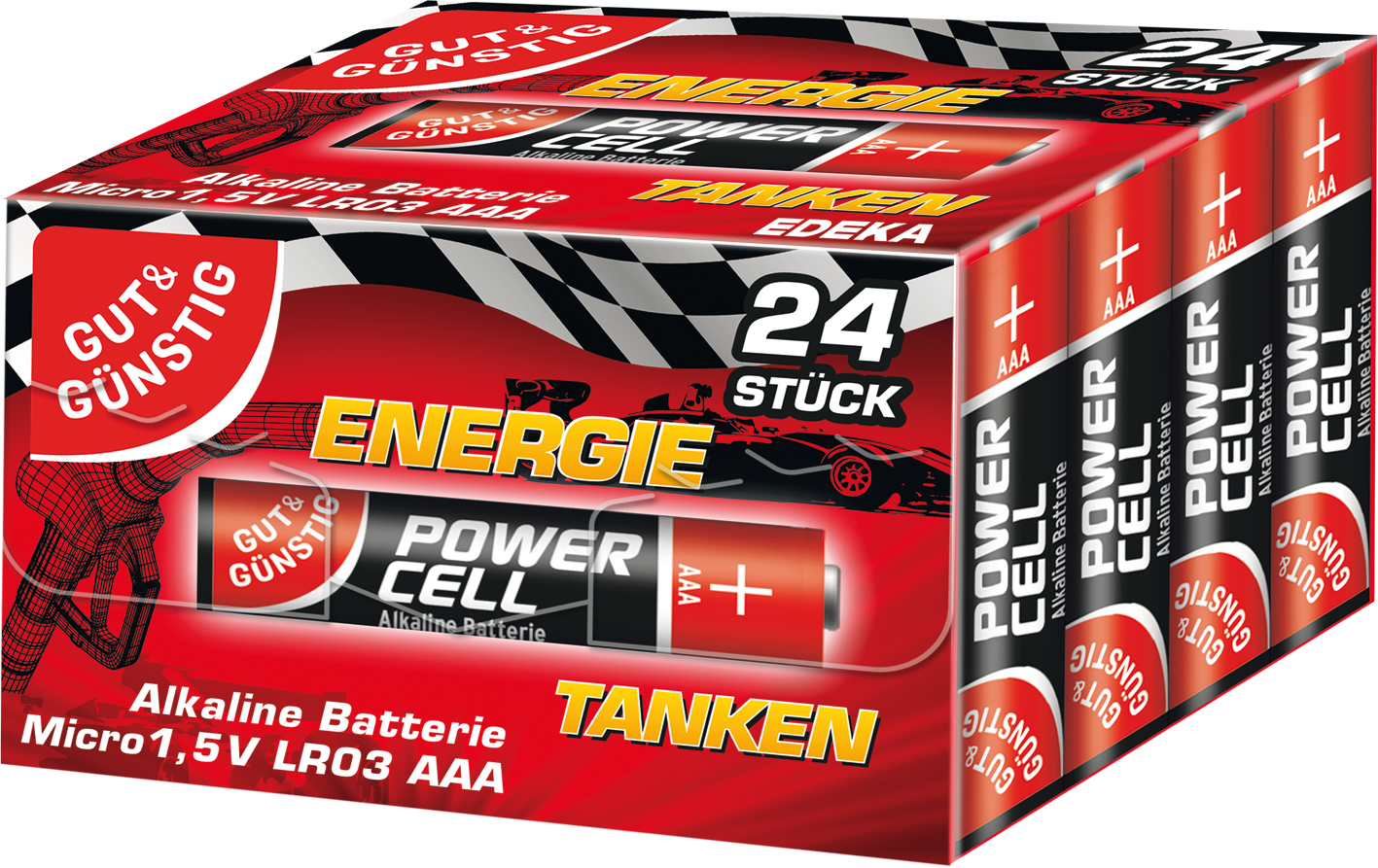 GUT&GÜNSTIG Alkaline-Batterien