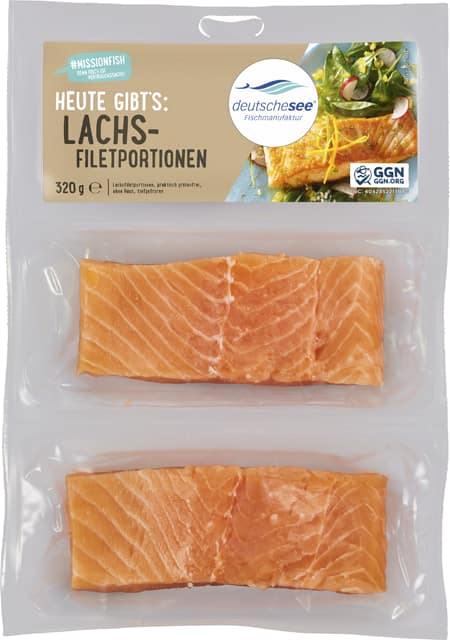 Deutsche See Lachs-Filetportionen