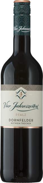 Pfalz Vier Jahreszeiten Dornfelder Rotwein trocken 
