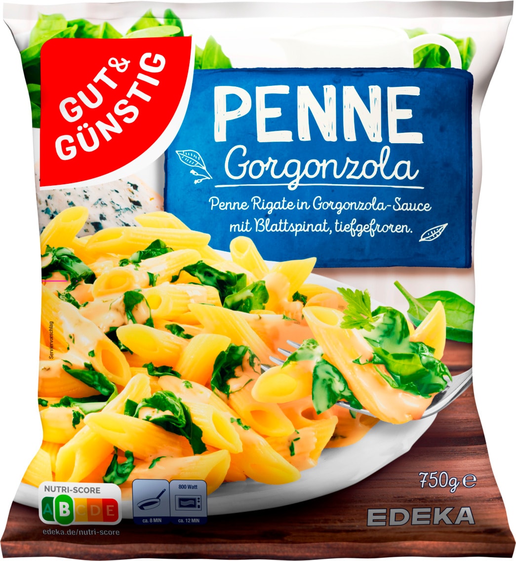 Gut & Günstig Penne Gorgonzola oder Tortelloni