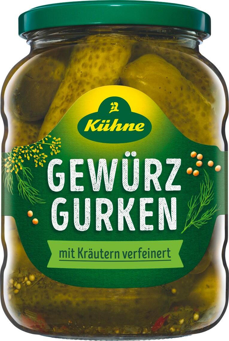 Kühne Gewürz Gurken oder Dänischer Gurken Salat