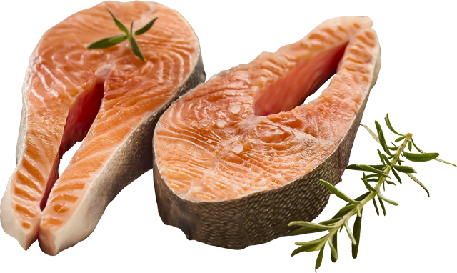 ²Lachsforellensteaks 