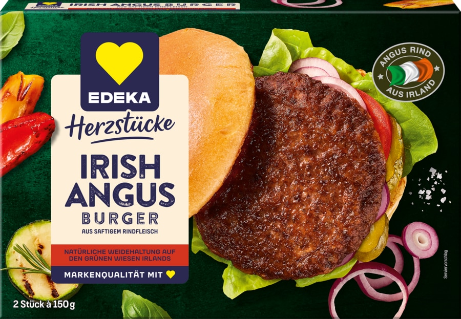 EDEKA Herzstücke Irish Angus Burger