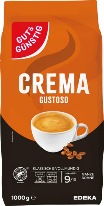 Gut&Günstig Caffè Crema oder Espresso