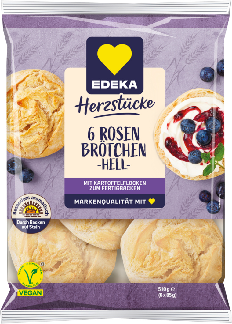 EDEKA Herzstücke Rosenbrötchen
