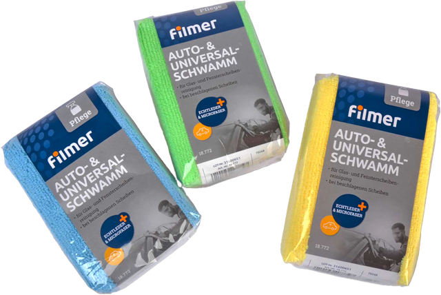 Filmer Duo-Schwamm Antibeschlag