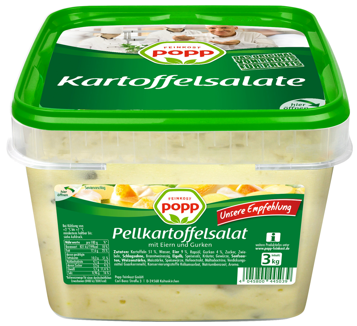 Popp Kartoffelsalat mit Ei