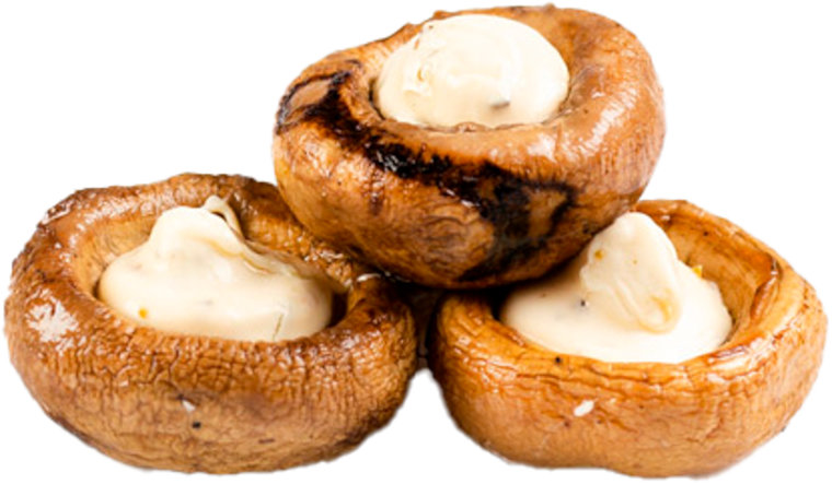 Gegrillte Champignons