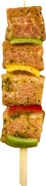 Lachs-Paprika-Spieße 