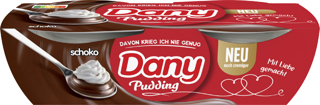 Mittwoch bis Samstag: Dany Pudding Schoko oder Schoko-Vanille