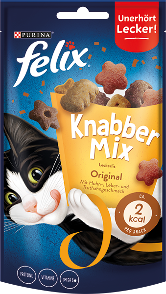 Nestlé Purina Felix Crispies oder Knabber-Mix