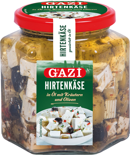 GAZi Hirtenkäsewürfel in Öl mit Kräutern