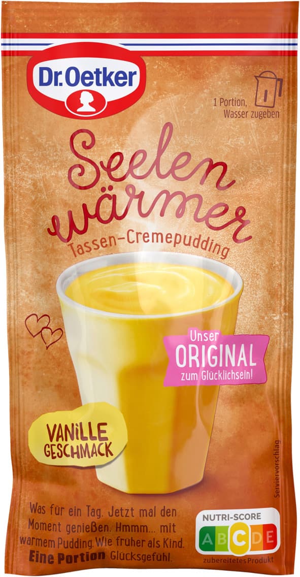 Dr. Oetker Seelenwärmer Tassen Pudding